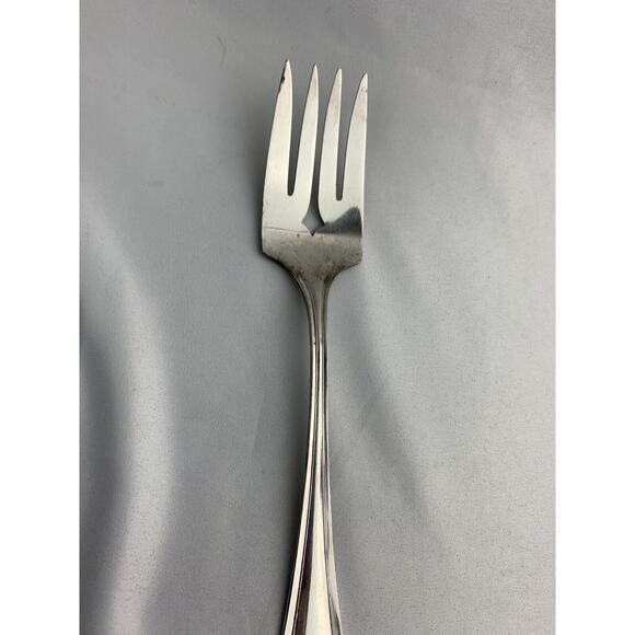 Vintage Oneida Community Par Plate Vernon-Ashley 8 1/4" Cold Meat Serving Fork - Picture 6 of 10
